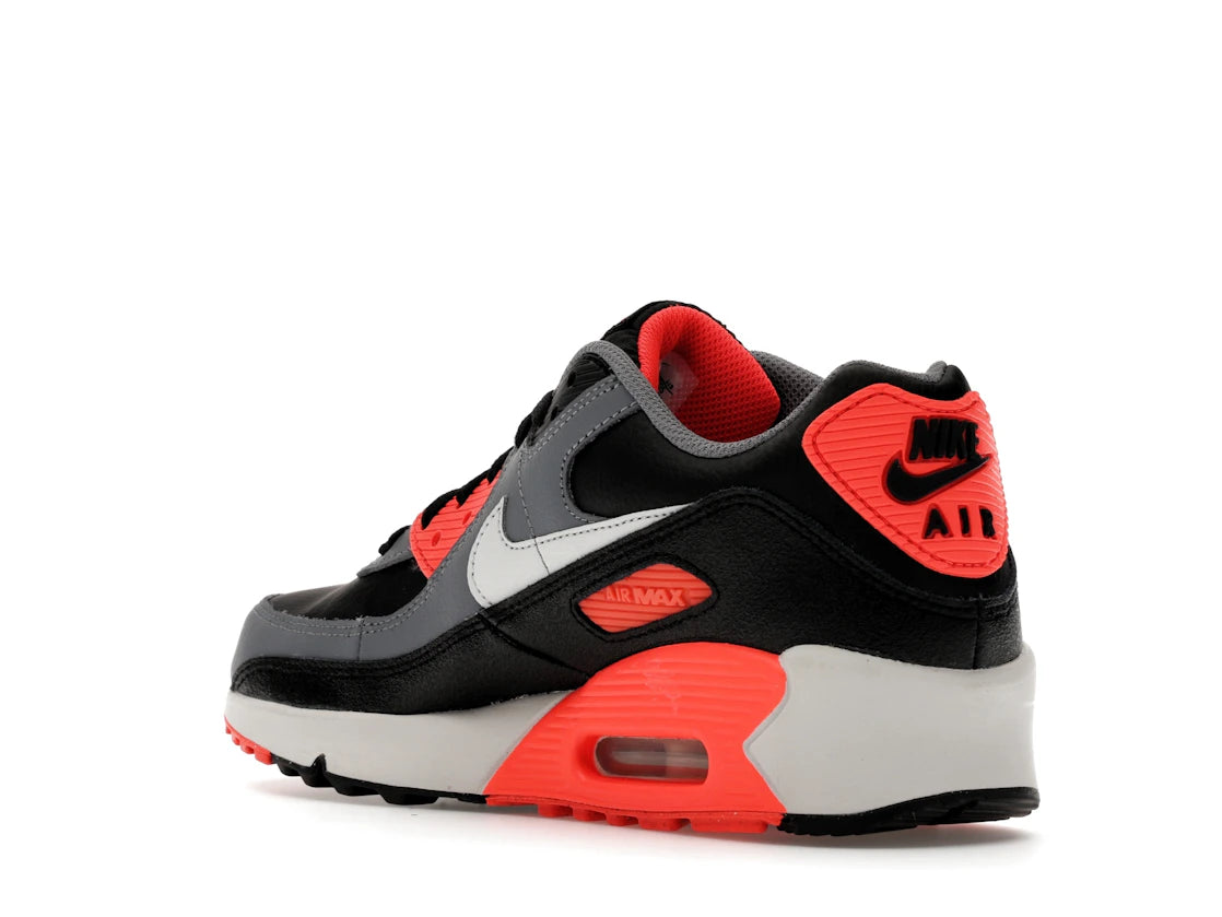 Nike Air Max 90 Black Cool Grey Bright Crimson Photon Dust (GS) - vue secondaire B