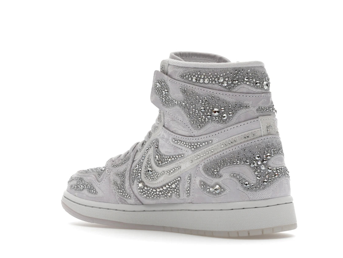 Jordan 1 Retro High OG Swarovski Vast Grey (Women's) - vue secondaire B