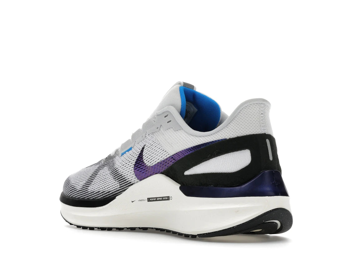 Nike Air Zoom Structure 25 White Black Sail Photo Blue - vue secondaire B