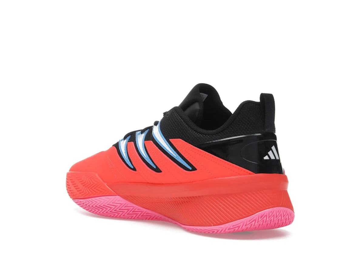adidas Dame Certified 3 Low Solar Red Core Black Cloud White - vue secondaire B