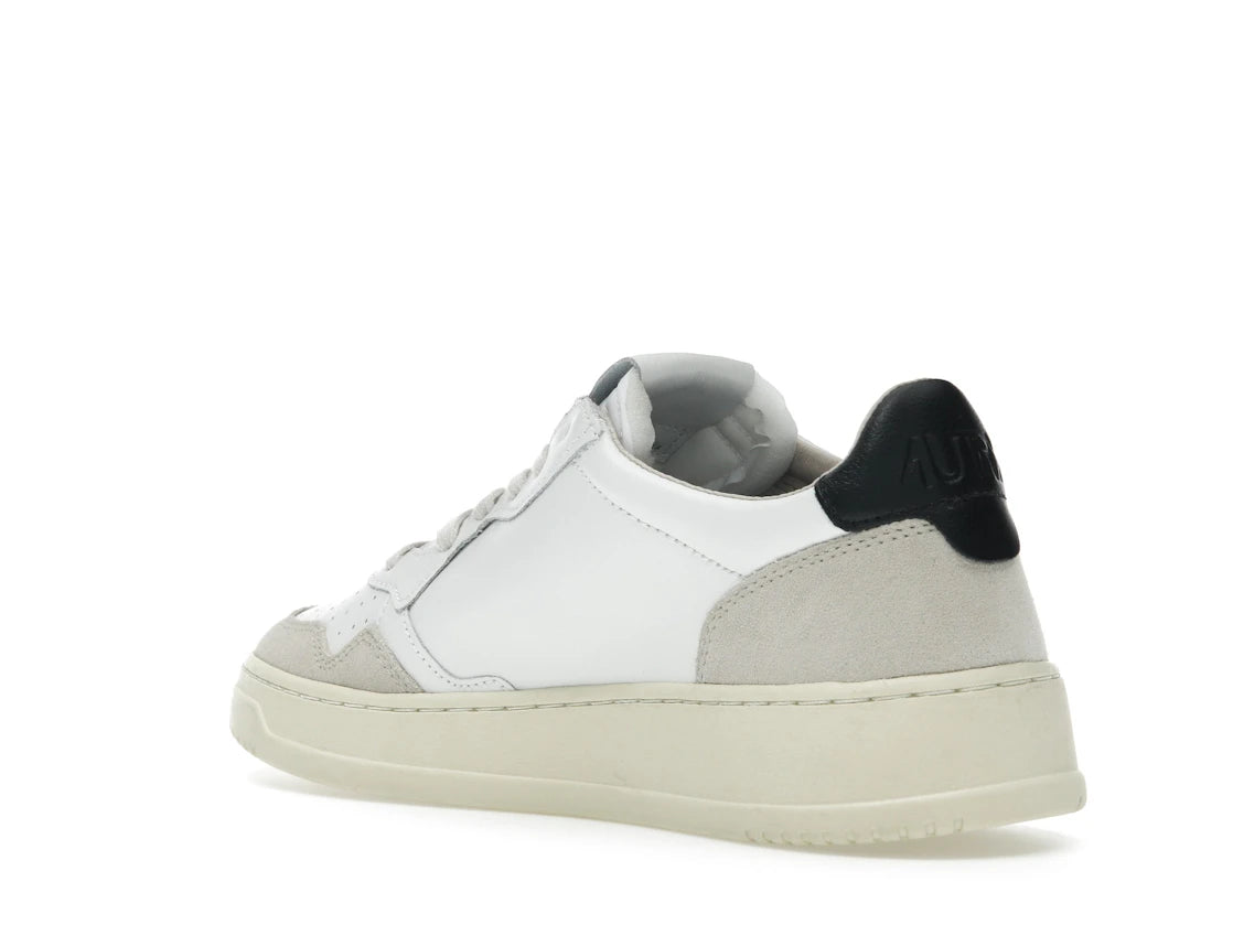 Autry Medalist Leather Low White Black Beige - vue secondaire B