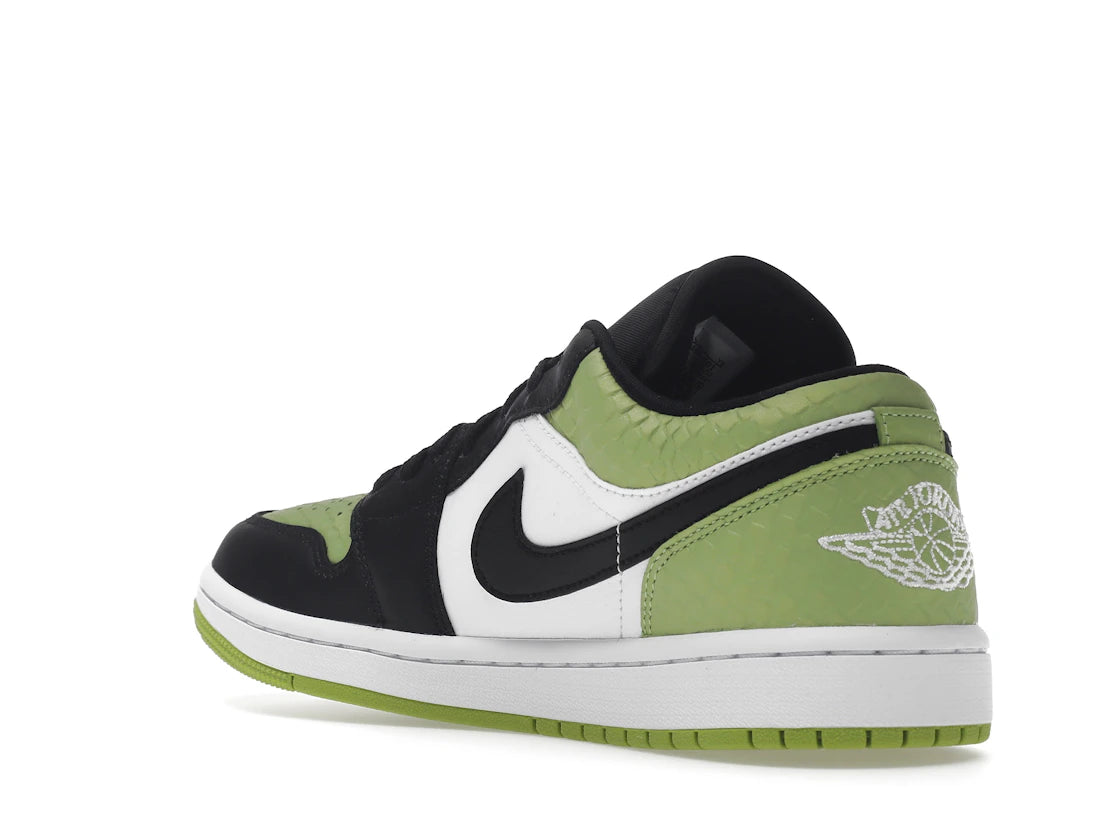 Jordan 1 Low Snakeskin Vivid Green (Women's) - vue secondaire B