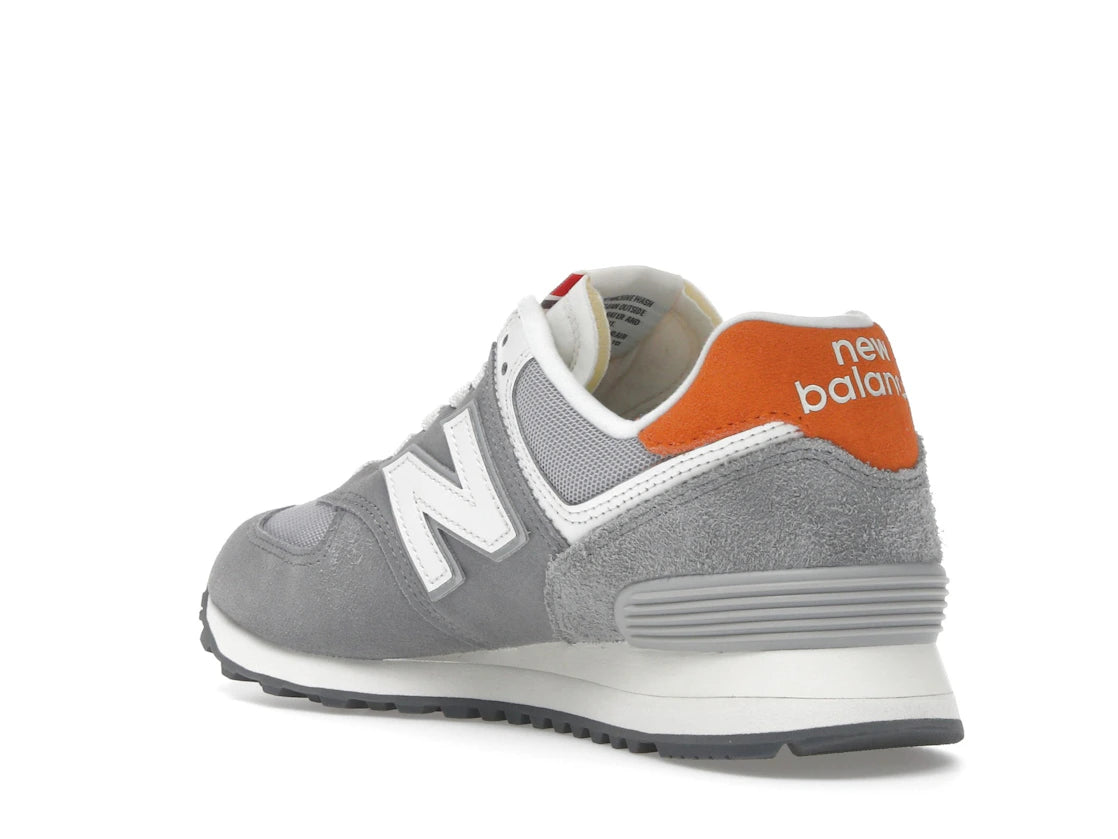 New Balance 574 Grey Orange (Women's) - vue secondaire B