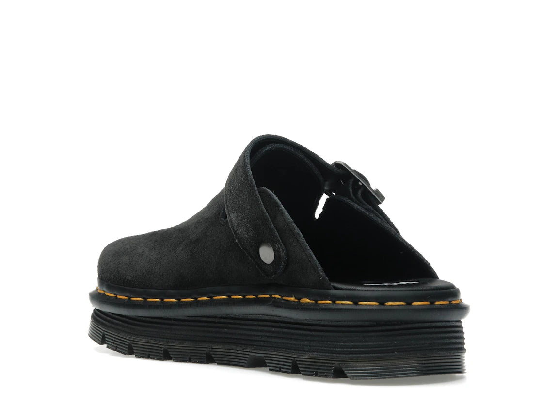 Dr. Martens Zebzag Suede Slingback Platform Mule Black - vue secondaire B