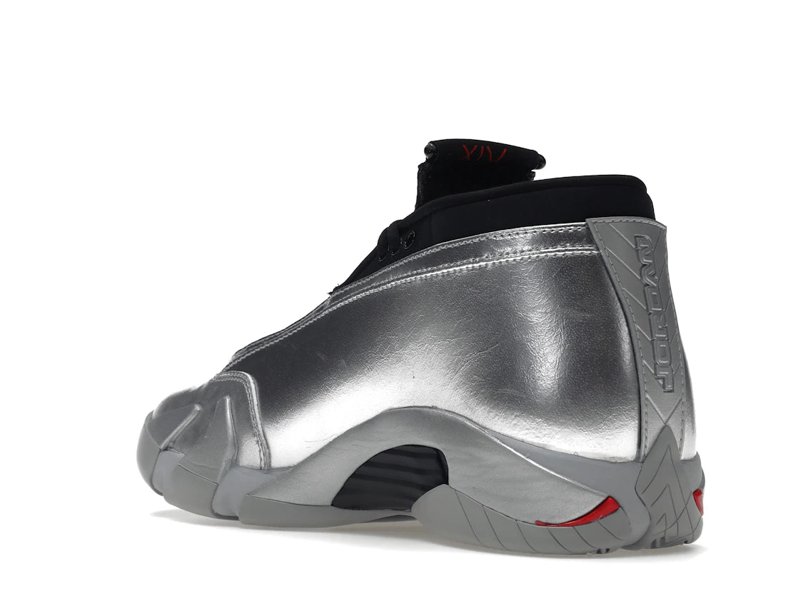 Jordan 14 Retro Metallic Silver (Women's) - vue secondaire B