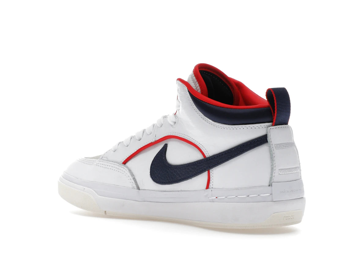 Nike SB React Leo PRM White Midnight Navy - vue secondaire B