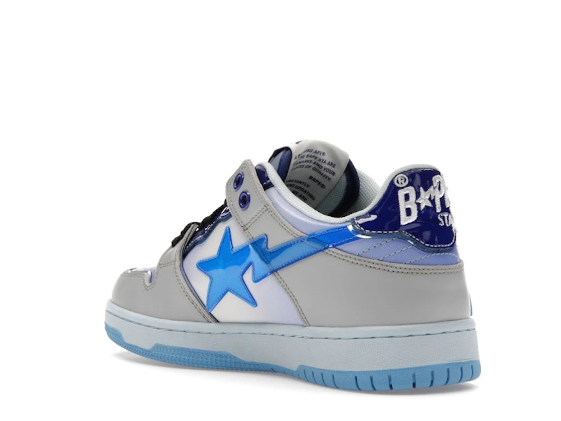 A Bathing Ape Bape SK8 Sta Blue White - vue secondaire B