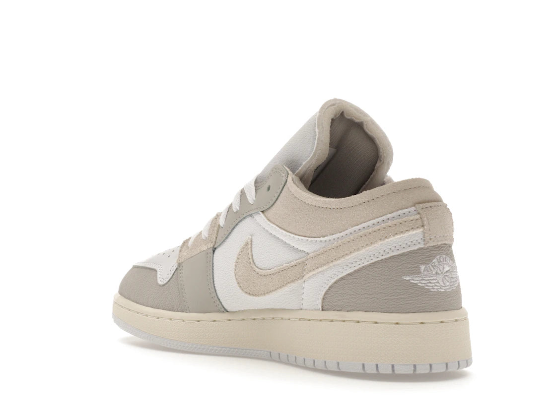 Jordan 1 Low SE Craft Inside Out Tech Grey (GS) - vue secondaire B