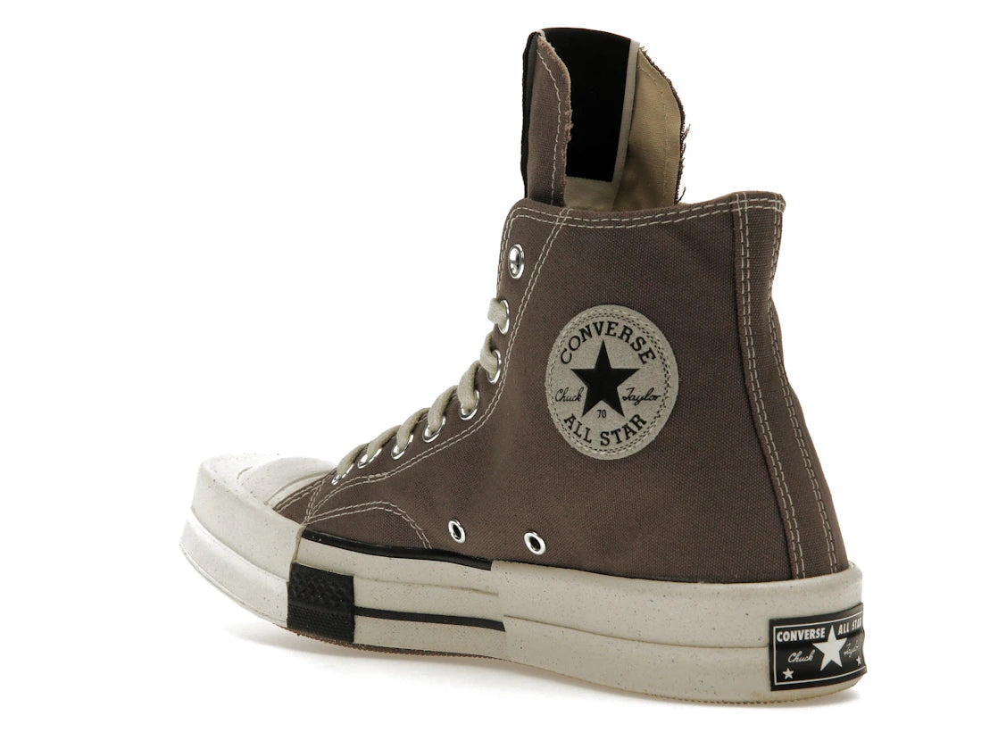 Converse TURBODRK Laceless Chuck Taylor All Star 70 Hi Rick Owens DRKSHDW Iron - vue secondaire B