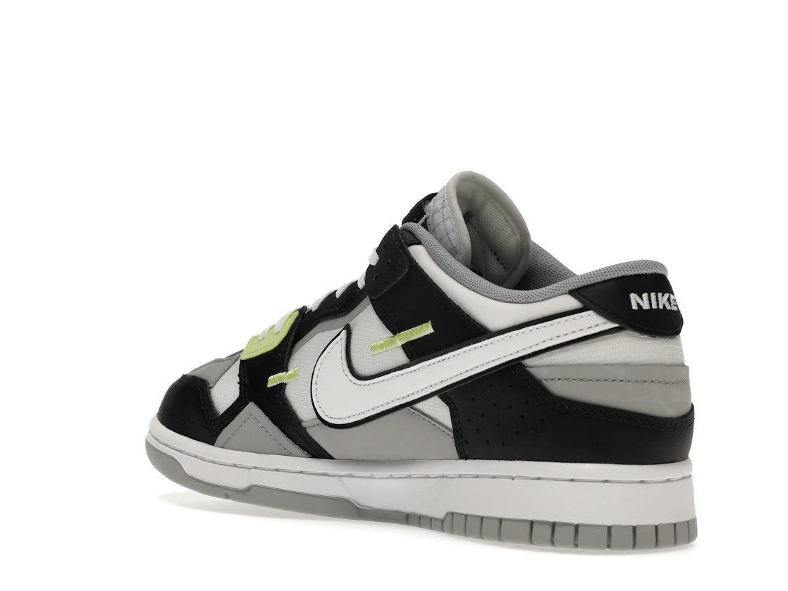 Nike Dunk Low Scrap Wolf Grey Light Lemon Twist - vue secondaire B