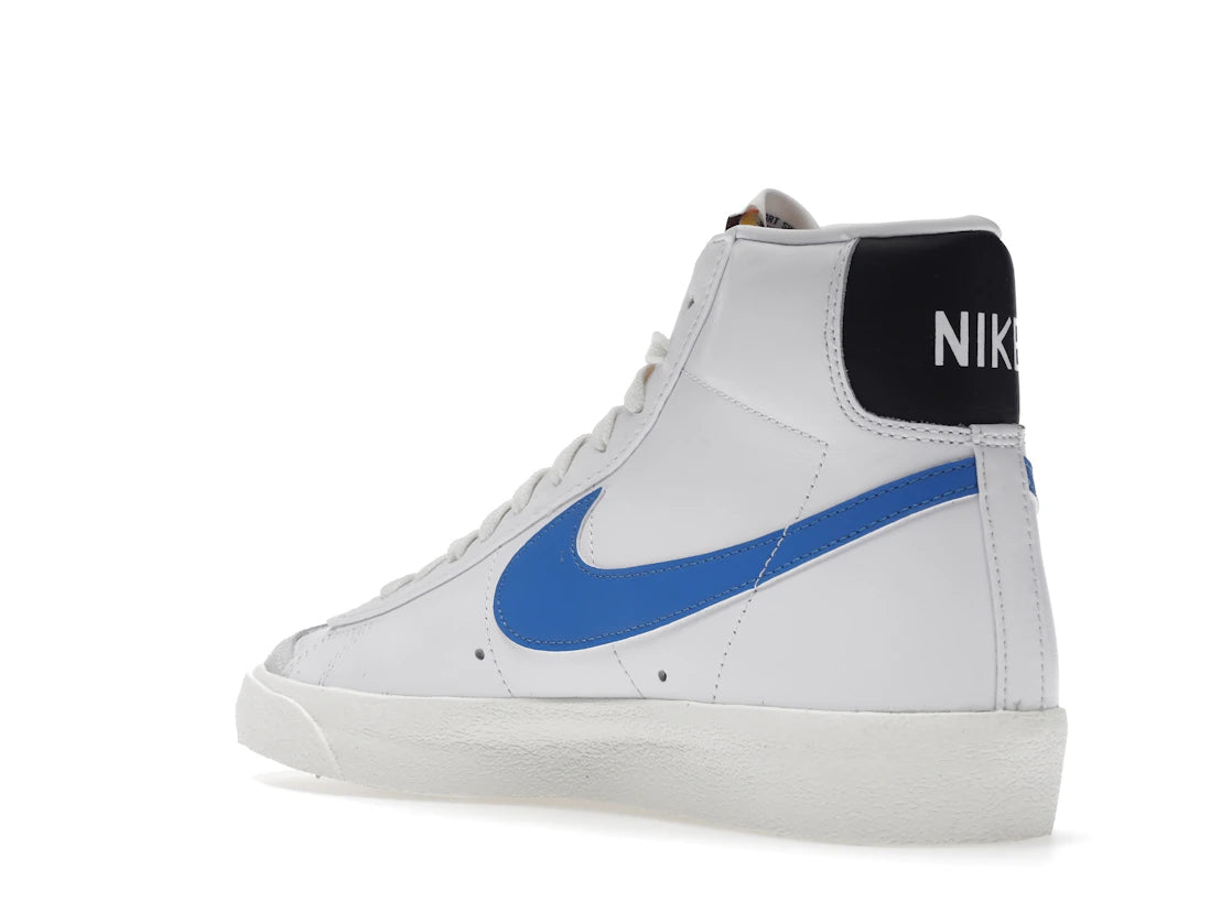 Nike Blazer Mid 77 Vintage White Light Photo Blue Black Sail - vue secondaire B