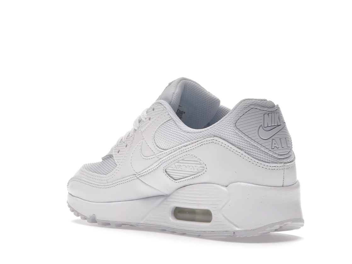 Nike Air Max 90 Triple White (Women's) - vue secondaire B