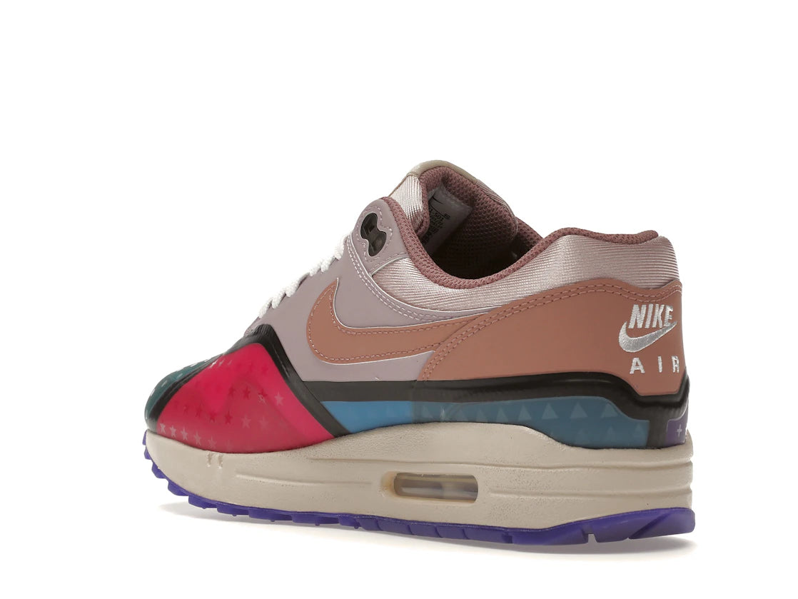 Nike Air Max 1 Premium Plum Fog Fossil Rose (Women's) - vue secondaire B