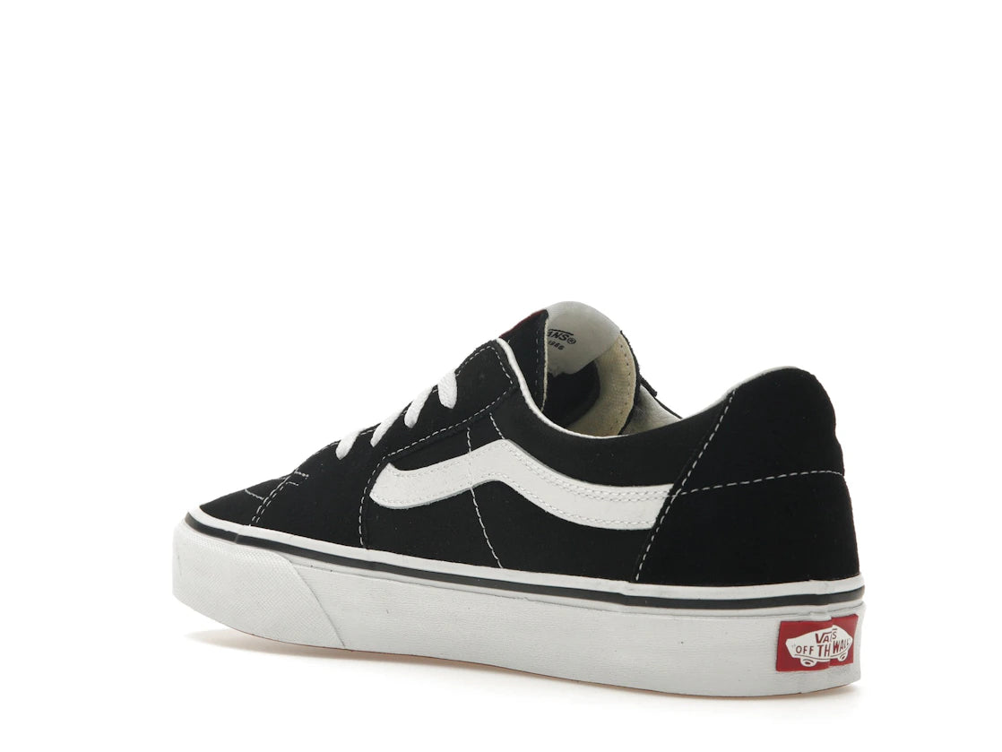 Vans Sk8-Low Black White - vue secondaire B