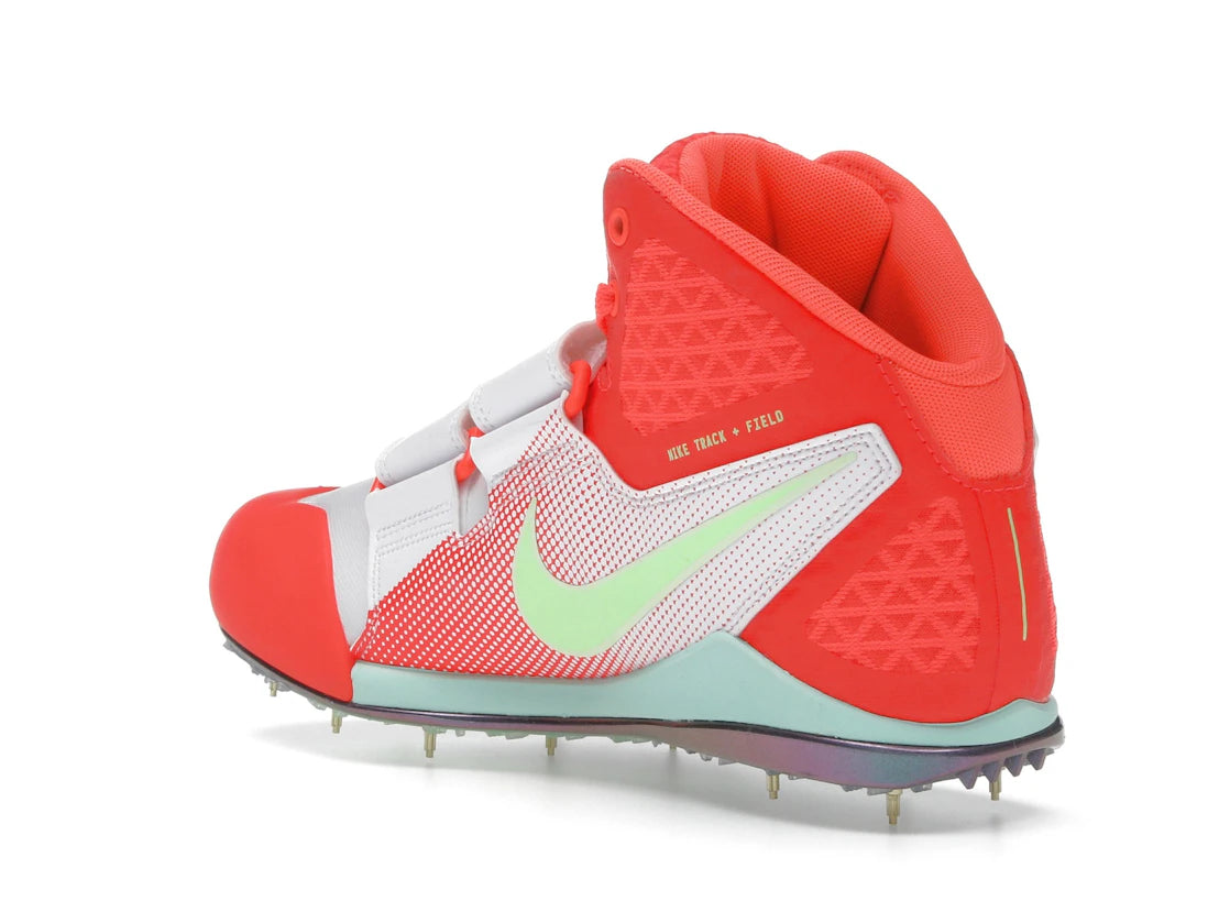 Nike Zoom Javelin Elite 3 White Hyper Orange Lime Blast Bright Crimson - vue secondaire B