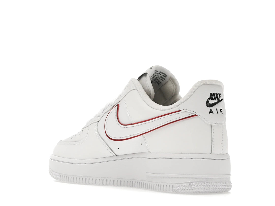 Nike Air Force 1 Low Just Do It White Noble Green Metallic Silver University Red - vue secondaire B