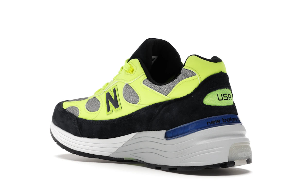 New Balance 992 Neon Yellow Black - vue secondaire B