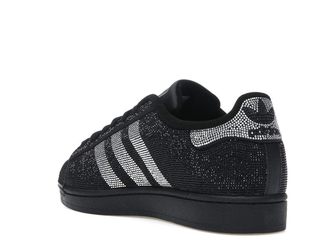 adidas Superstar II Rhinestone Black Silver (Women's) - vue secondaire B
