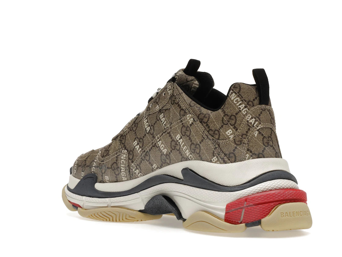 Gucci x Balenciaga The Hacker Project Triple S Beige - vue secondaire B