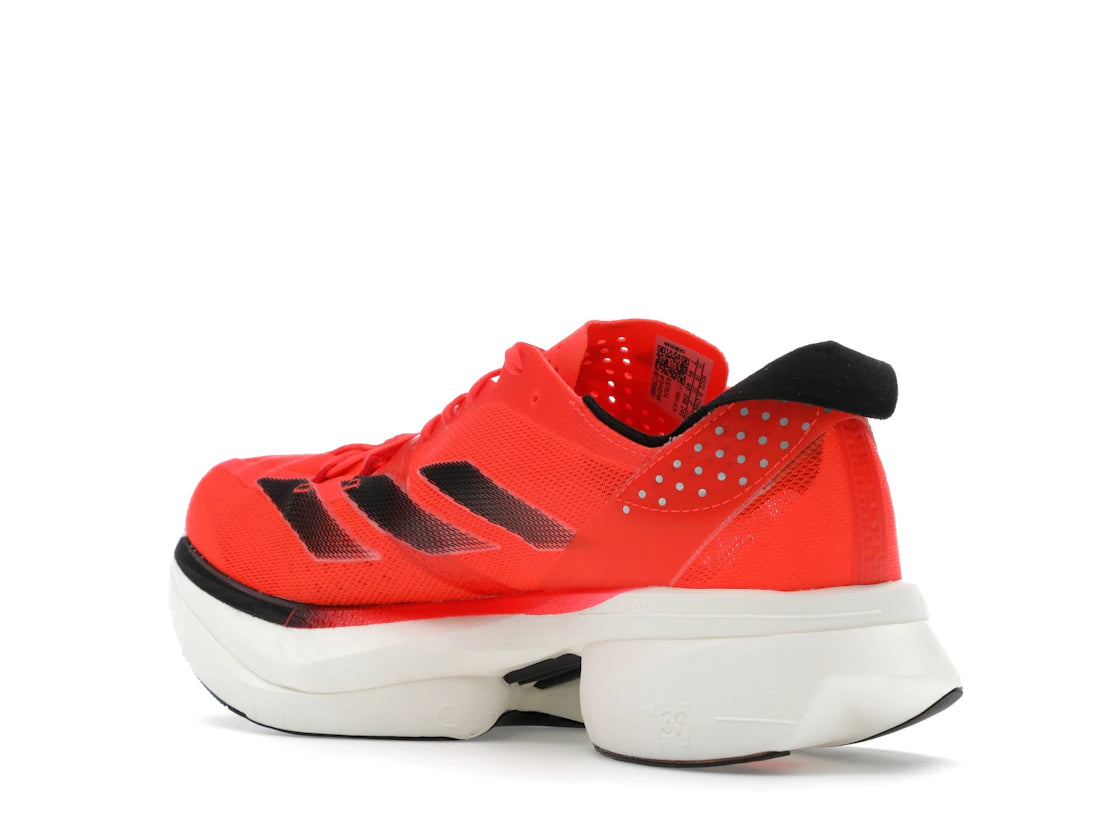 adidas Adizero Adios Pro 3 Solar Red - vue secondaire B
