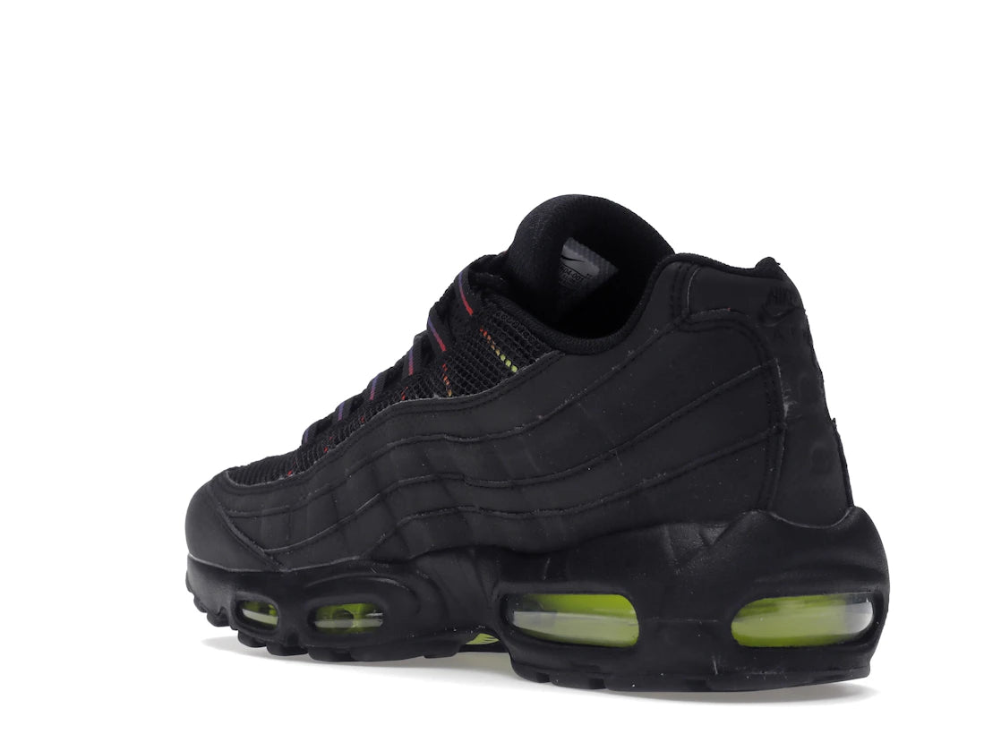 Nike Air Max 95 Black Reflective Volt - vue secondaire B