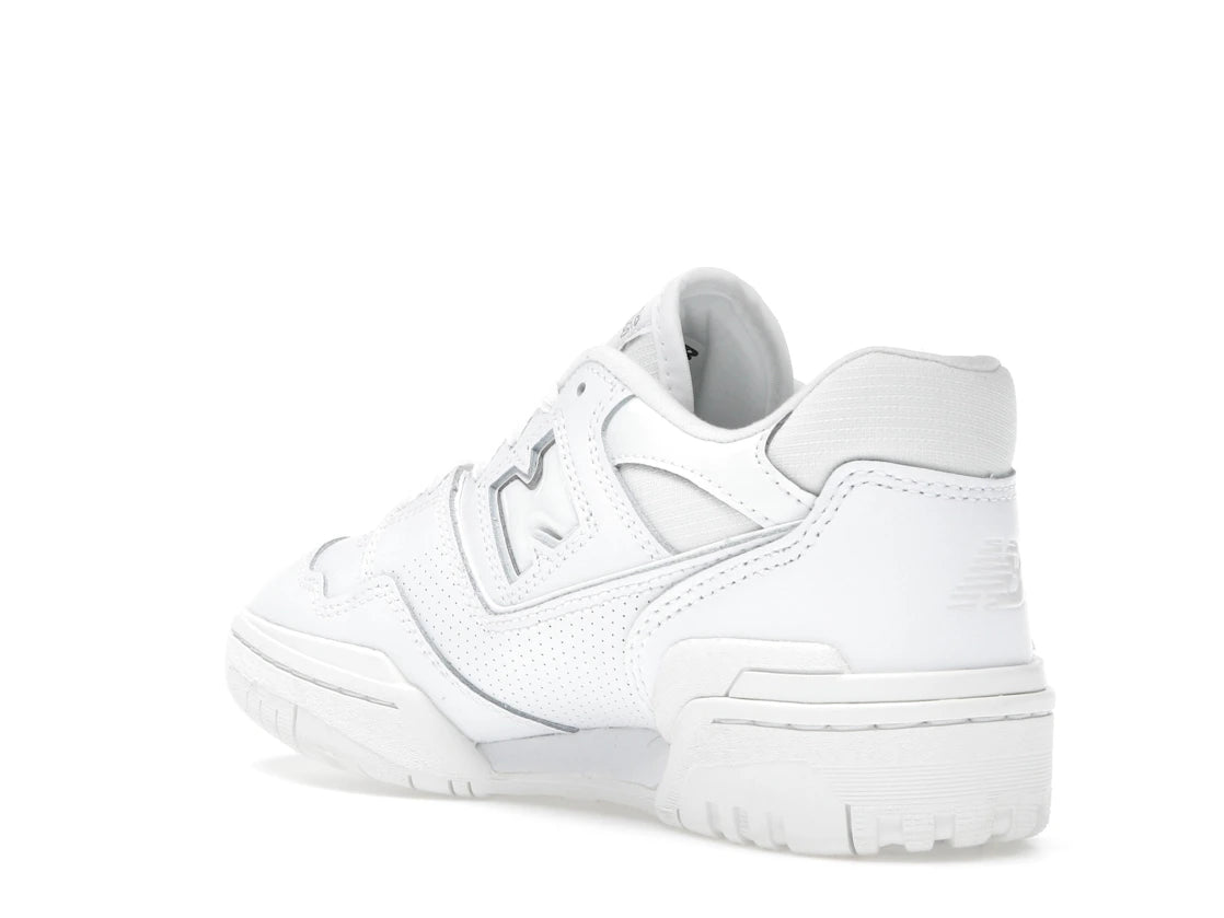 New Balance 550 Triple White Patent (Women's) - vue secondaire B