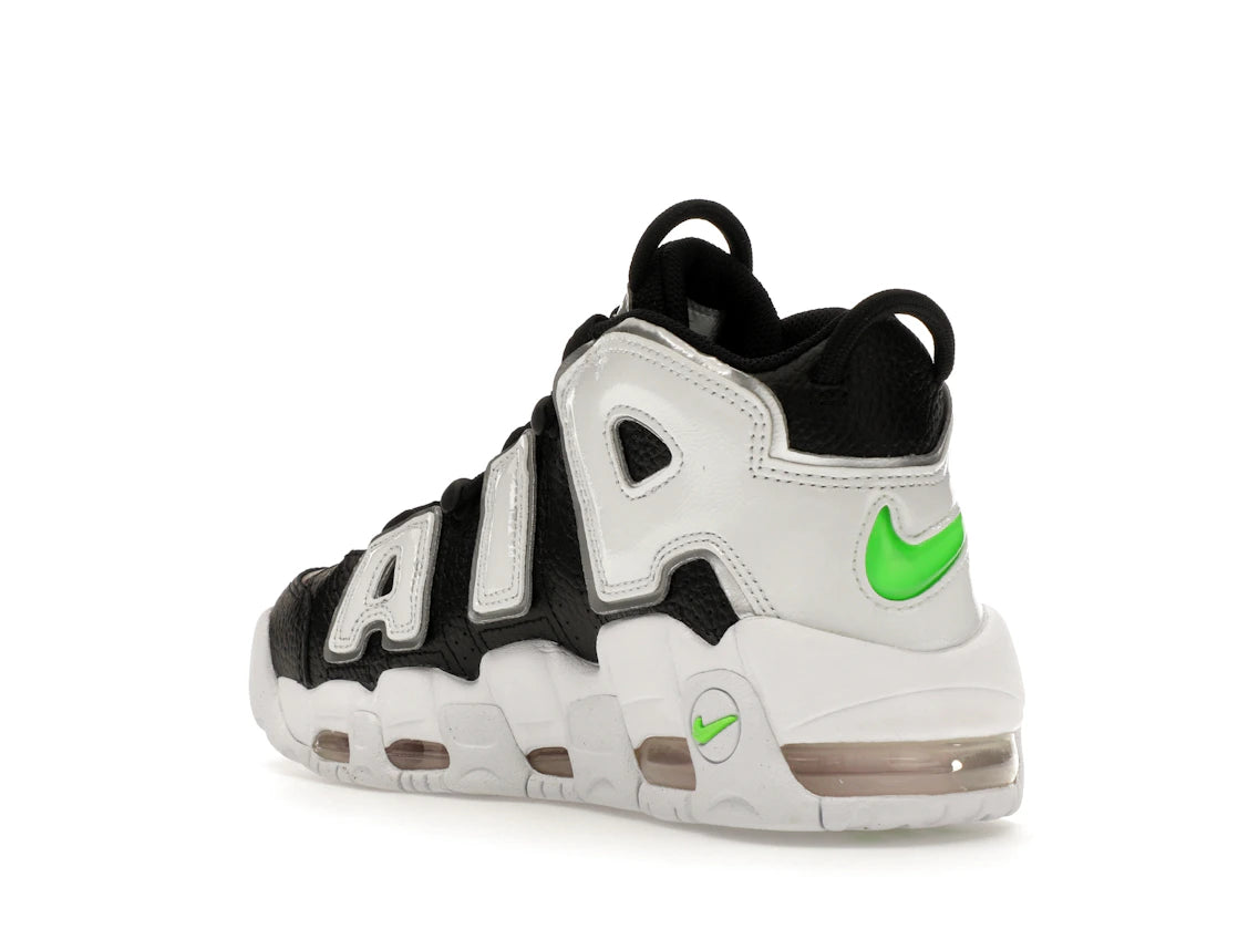 Nike Air More Uptempo Black White Green (Women's) - vue secondaire B