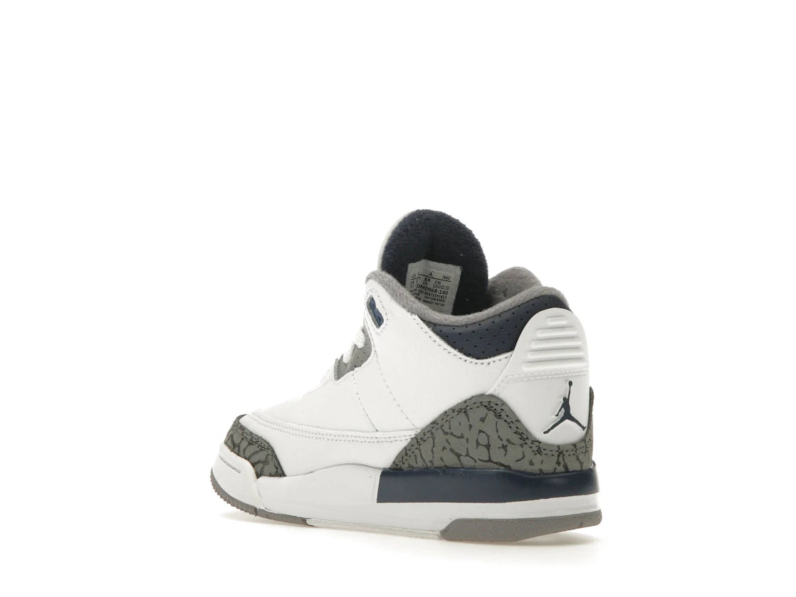 Jordan 3 Retro Midnight Navy (TD) - vue secondaire B