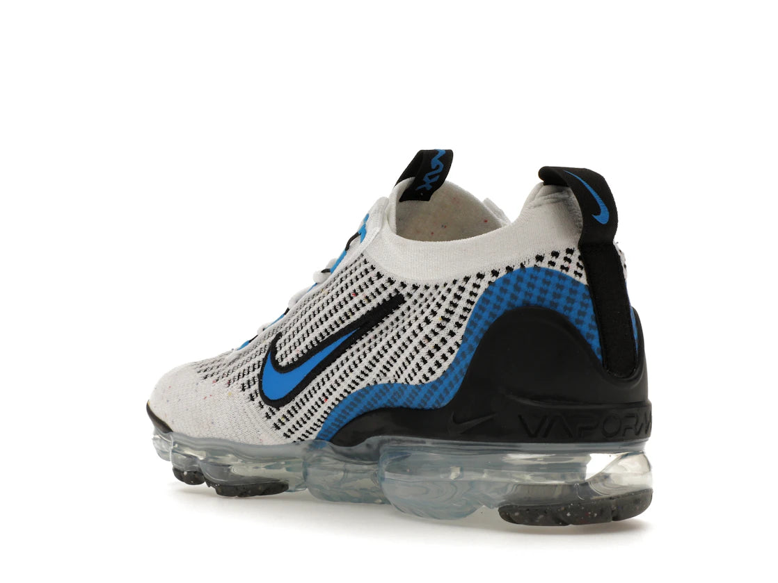 Nike Air VaporMax 2021 Flyknit White Black Photo Blue - vue secondaire B