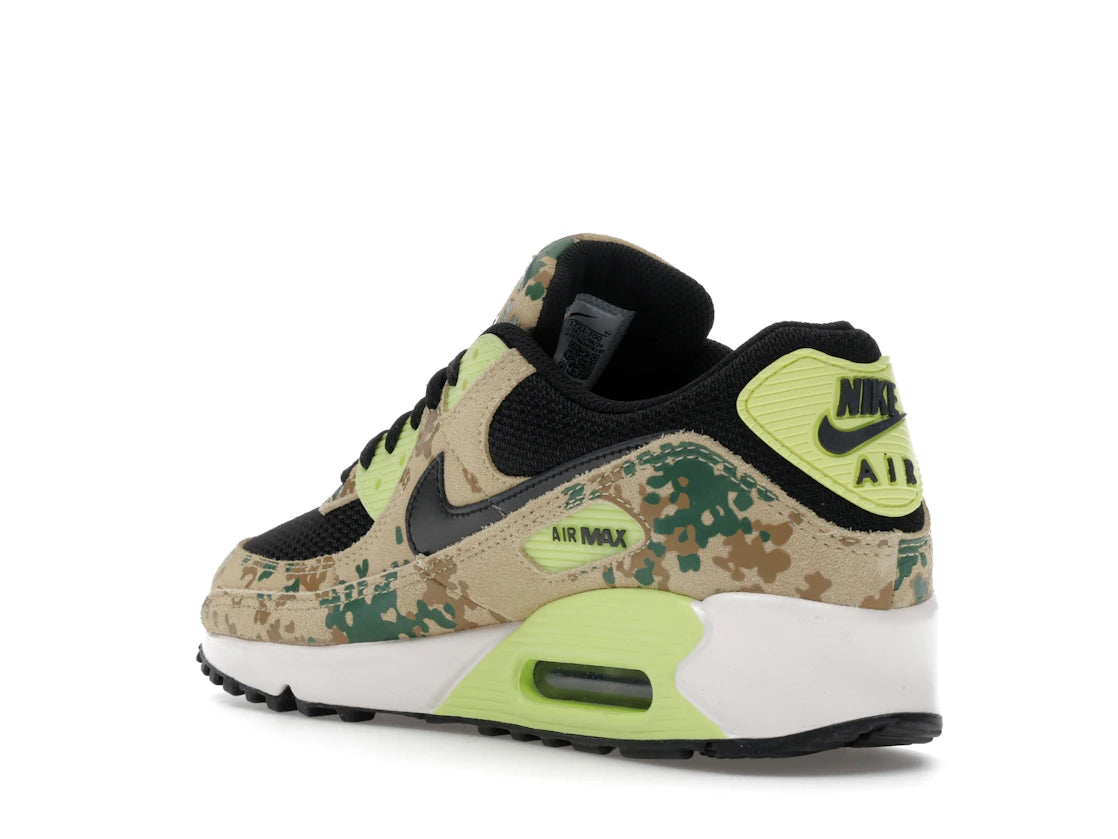Nike Air Max 90 Premium Team Gold Light Lemon Twist Phantom Black - vue secondaire B