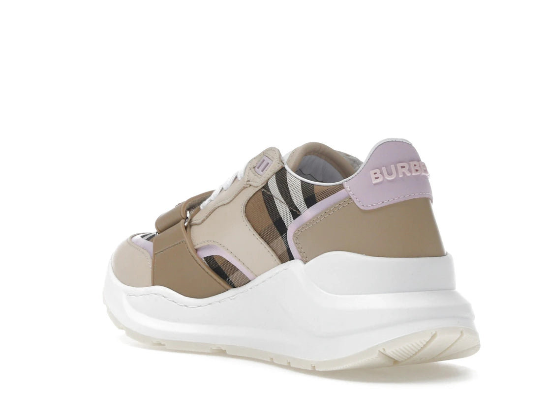 Burberry Ramsey Vintage Check Sneaker Beige Taupe Brown (Women's) - vue secondaire B
