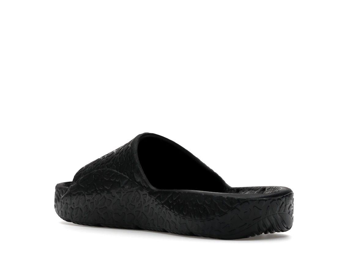 Jordan Franchise Shower Slides Black White - vue secondaire B
