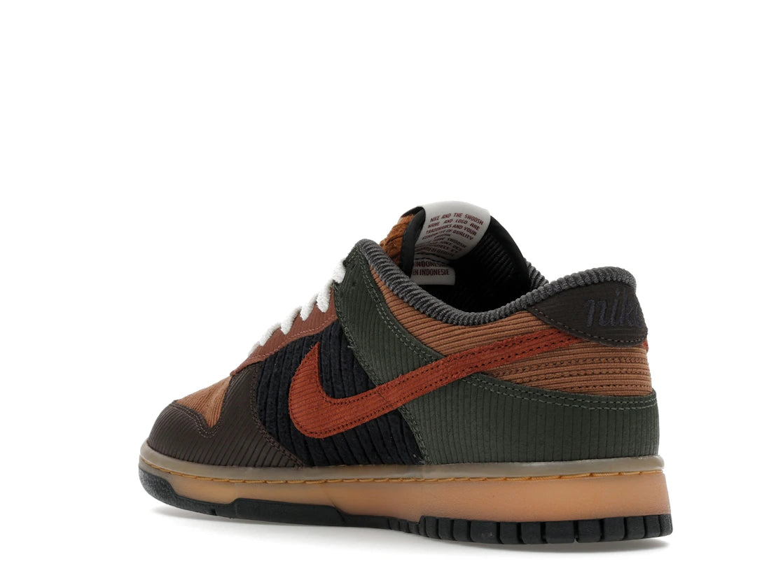 Nike Dunk Low Retro Premium Light British Tan Cinnamon Corduroy - vue secondaire B