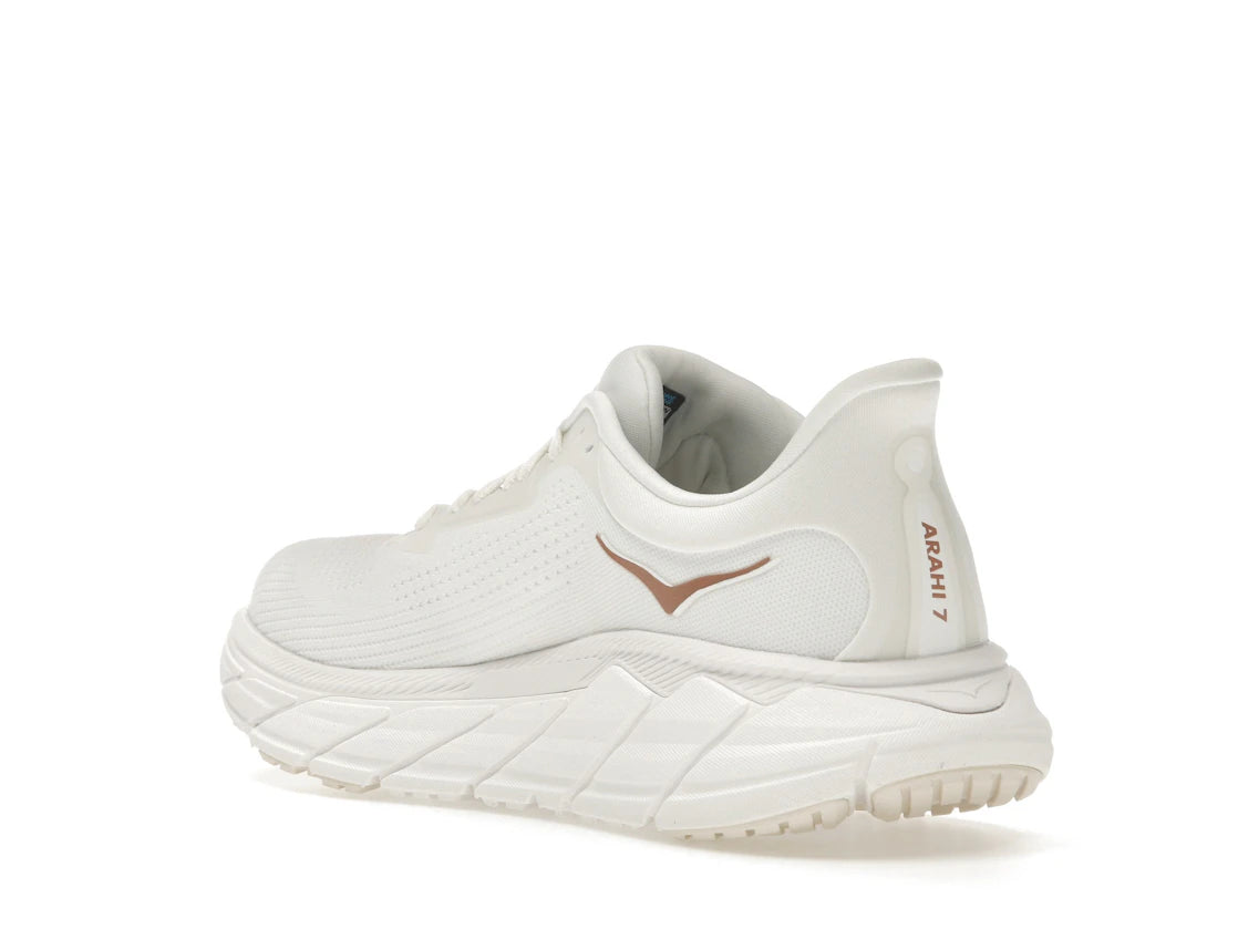 Hoka One One Arahi 7 Blanc De Blanc Rose Gold (Women's) - vue secondaire B