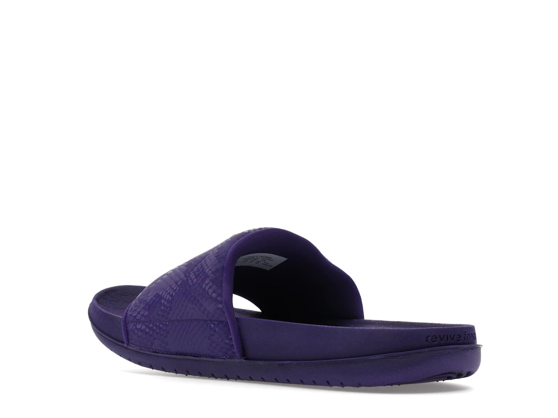 Nike Kobe Offcourt Slide Purple University Gold - vue secondaire B