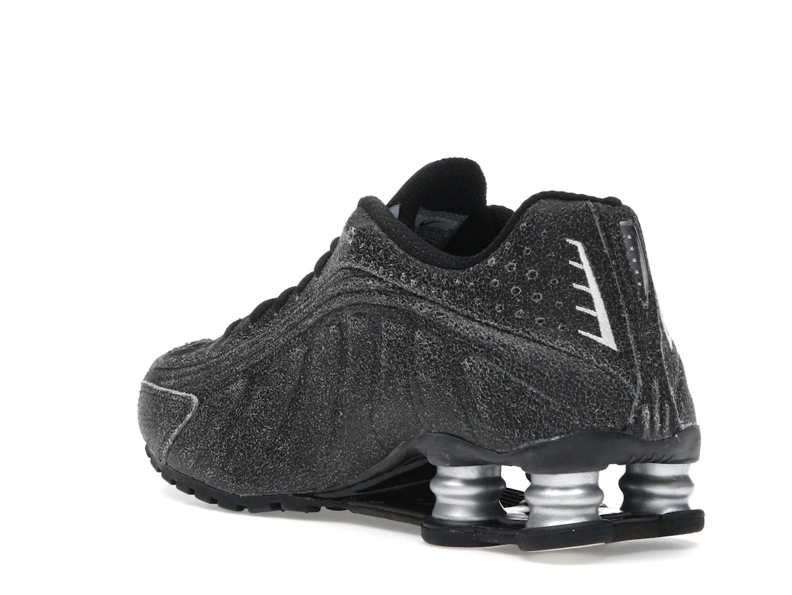 Nike Shox R4 Black Distressed Leather - vue secondaire B