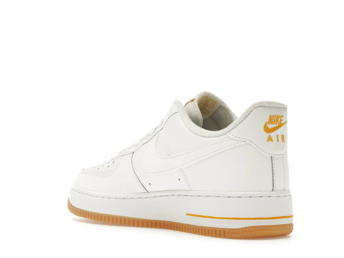 Nike Air Force 1 Low '07 White University Gold Gum - vue secondaire B