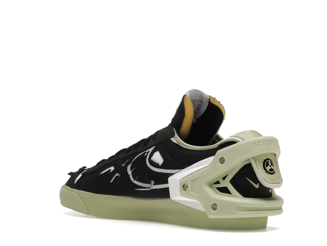 Nike Blazer Low Acronym Black Olive Aura - vue secondaire B