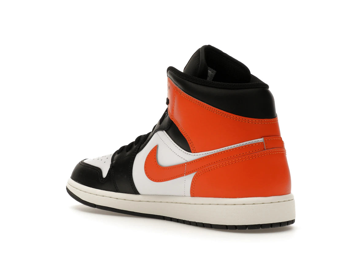 Jordan 1 Mid Black Toe Starfish - vue secondaire B