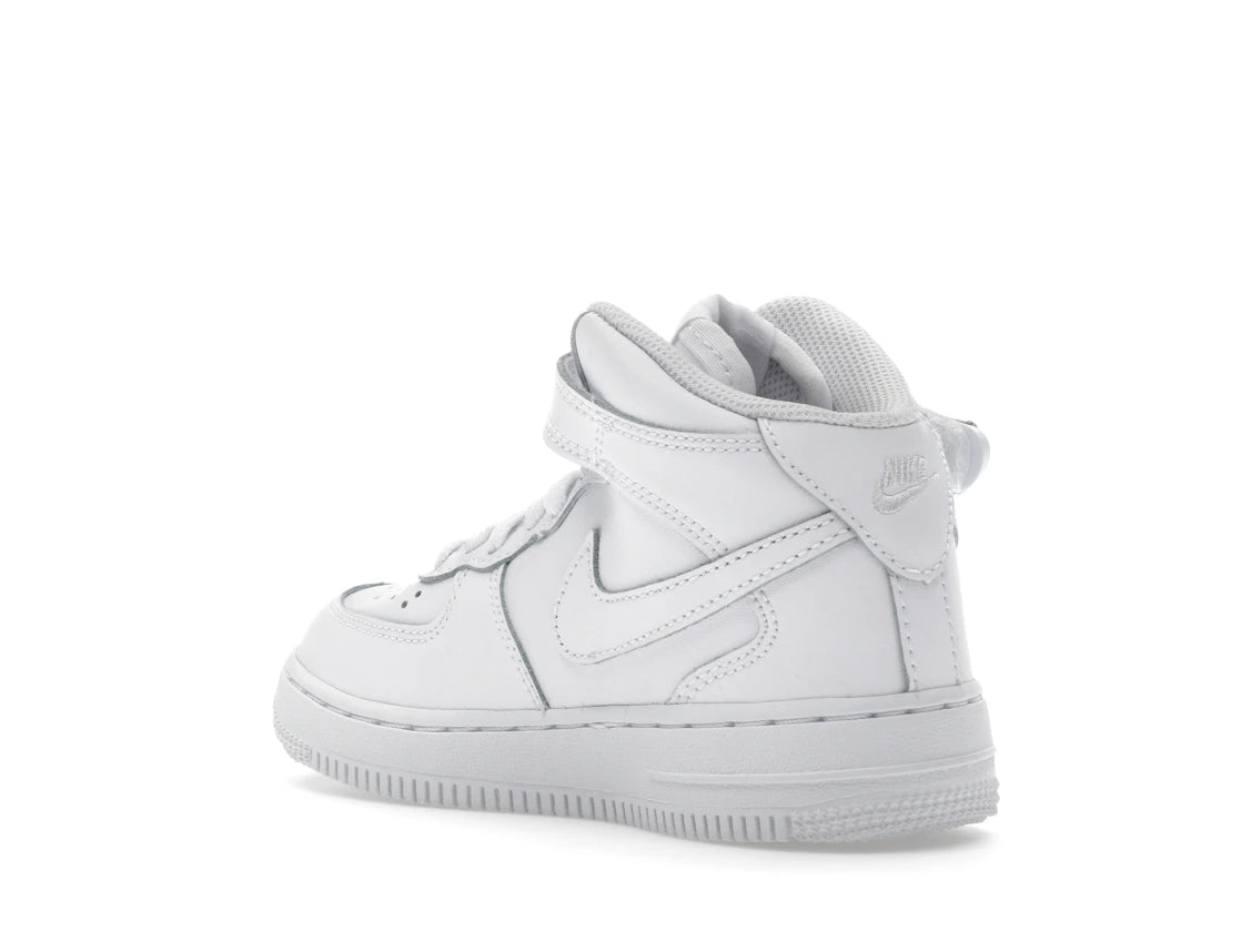 Nike Air Force 1 Mid White (PS) - vue secondaire B