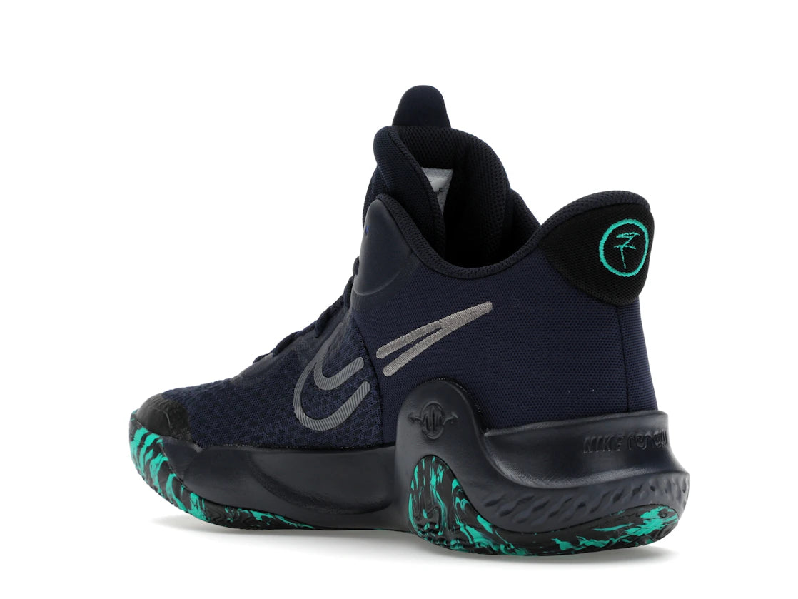 Nike KD Trey 5 IX Obsidian Clear Emerald - vue secondaire B