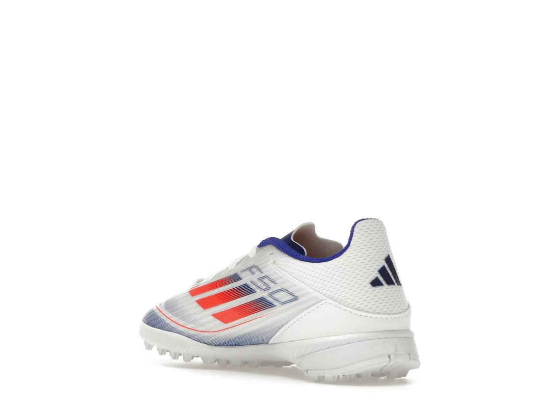 adidas F50 League Turf Cloud White Solar Red Lucid Blue (GS) - vue secondaire B