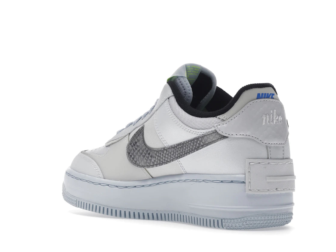Nike Air Force 1 Low Shadow Pure Platinum Snakeskin Blue (Women's) - vue secondaire B