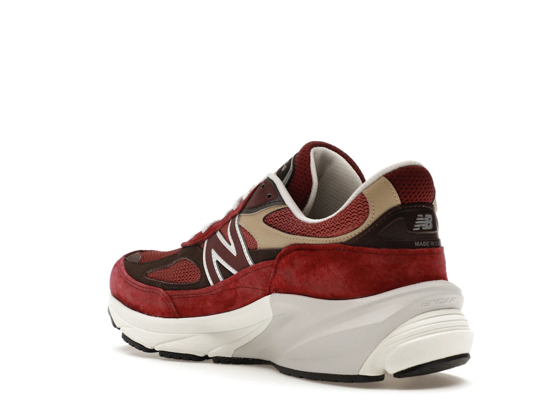 New Balance 990v6 MiUSA Teddy Santis Burgundy Tan - vue secondaire B