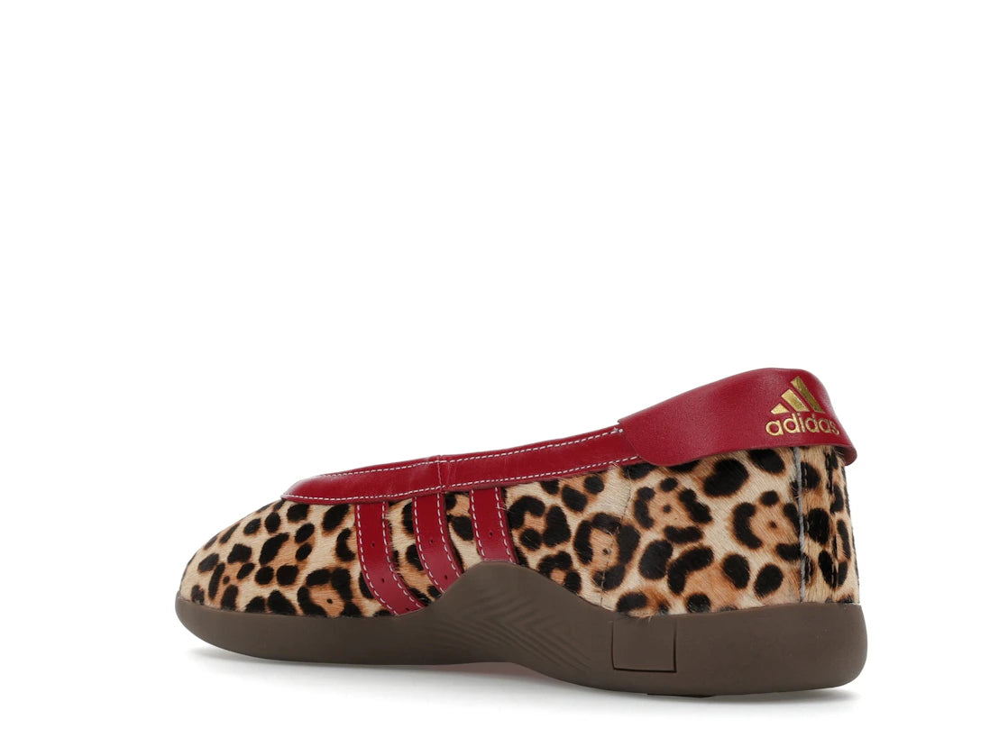 adidas Taekwondo Mei Ballet Leopard Print Team Victory Red (Women's) - vue secondaire B