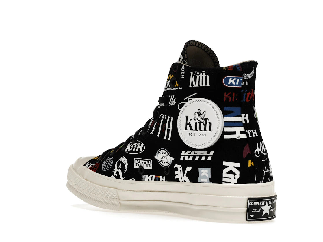 Converse Chuck Taylor All Star 70 Hi Kith 10 Year Anniversary Black - vue secondaire B