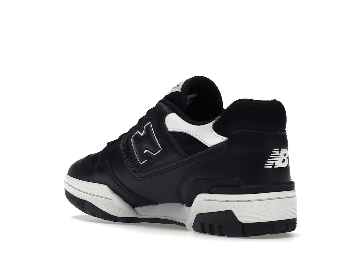 New Balance 550 Schwarz Weiß - vue secondaire B