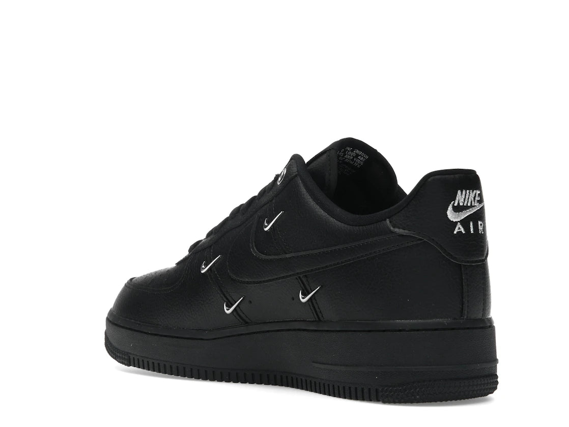 Nike Air Force 1 Low '07 LX Black Silver Mini Swoosh (Women's) - vue secondaire B