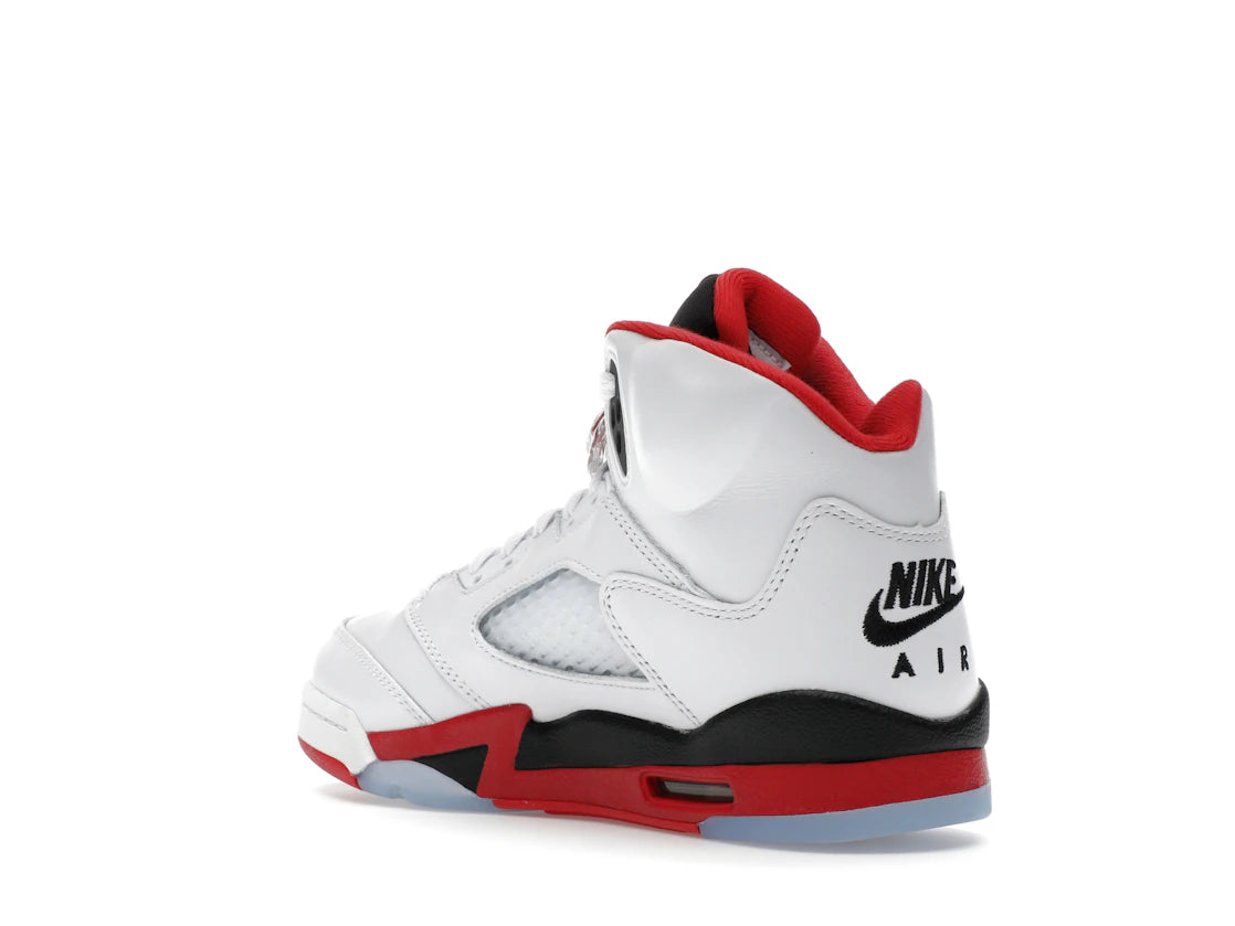 Jordan 5 Retro Fire Red Black Tongue (2025) (GS) - vue secondaire B