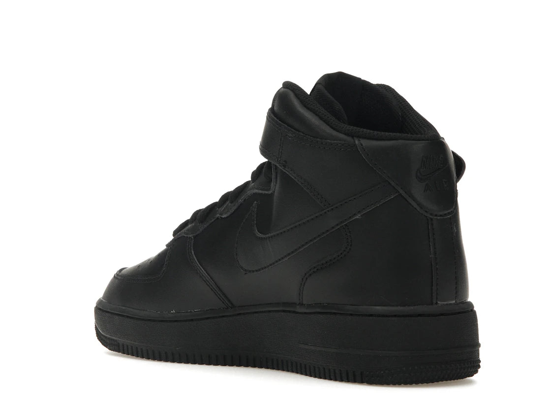 Nike Air Force 1 Mid Black (GS) - vue secondaire B